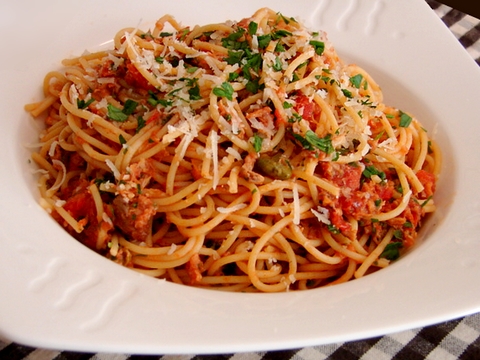 spaghetti al tonno